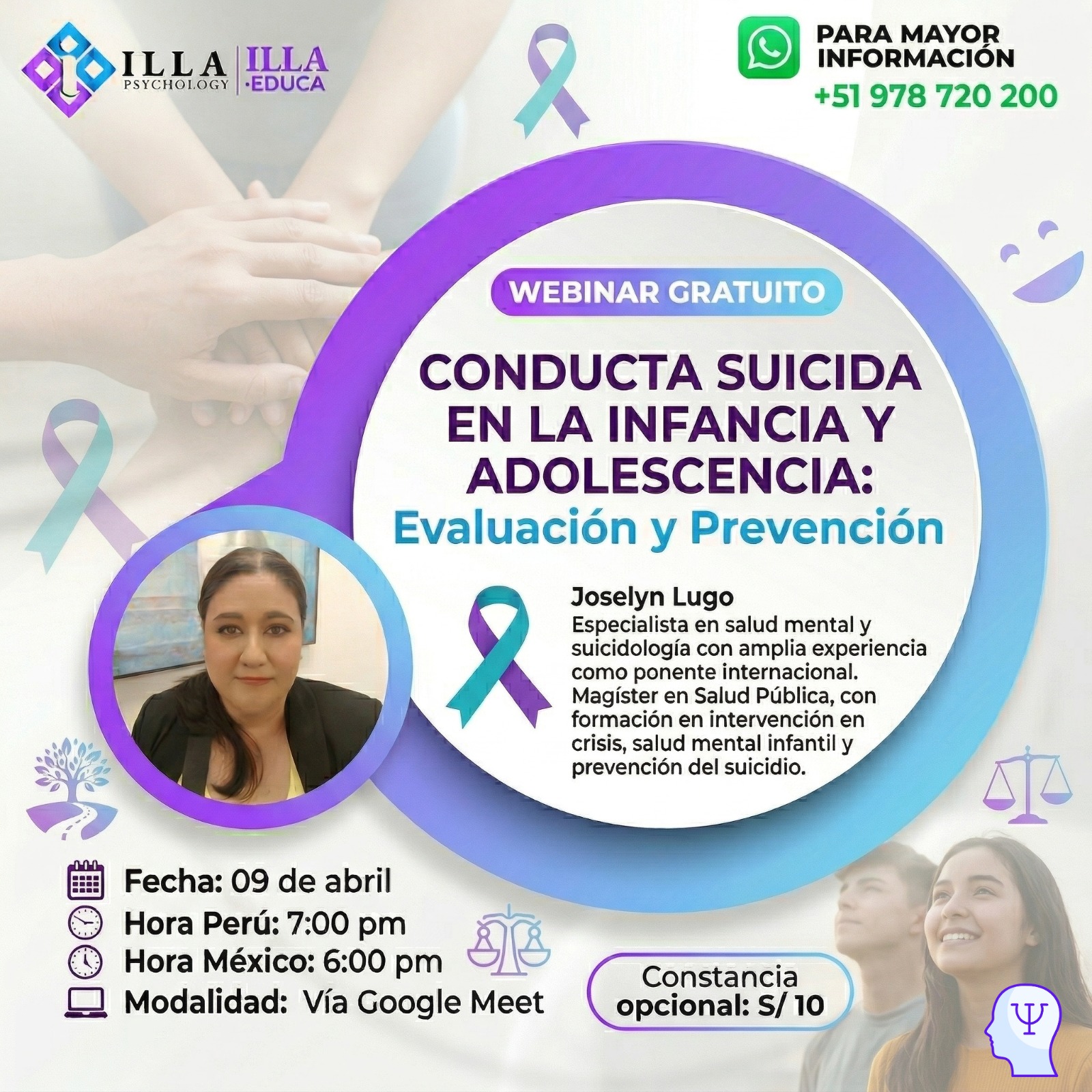 Conducta suicida en la infancia y adolescencia: Evaluación y Prevención